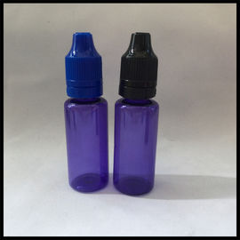 中国 紫色ペットE液体のびん、ペット プラスチックSqueezable点滴器は15ml容量をびん詰めにします サプライヤー