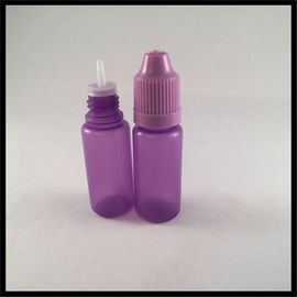 中国 液体の詰め替え式LDPEの点滴器Bottles10mlの紫色の長く薄い先端のChildproof帽子 サプライヤー