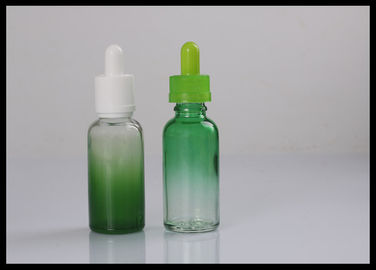 中国 E液体Eジュース30mlの緑の勾配の精油のガラス点滴器のびん サプライヤー