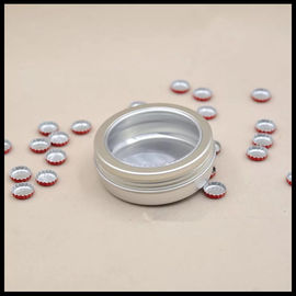 中国 100g窓のアルミニウム化粧品の容器の宝石類の粉箱の茶キャンデーの食糧瓶 サプライヤー