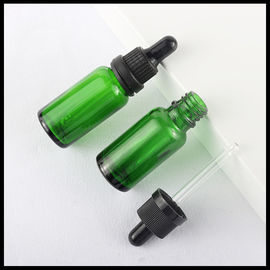 中国 緑の精油のガラス ビンの化粧品の点滴器の容器30ml TUVの承認 サプライヤー