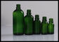 緑30mlガラスの精油の瓶ガラスの点滴器のびんのひげの油壷 サプライヤー