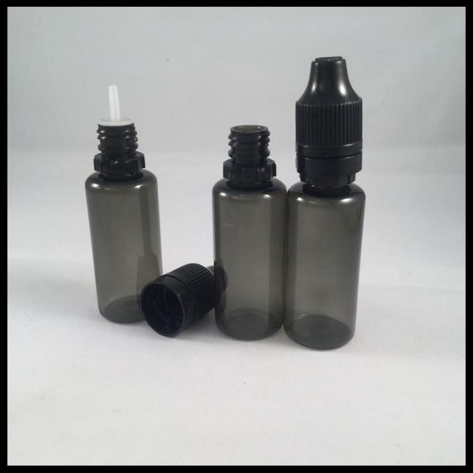 黒いプラスチックEjuiceは15mlペット点滴器のびんの精油のびんをびん詰めにします
