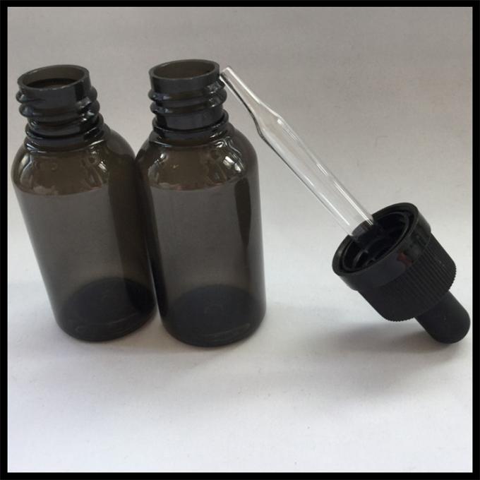 黒い空のプラスチック点滴器のびん、医学等級のプラスチック目薬の容器のびん