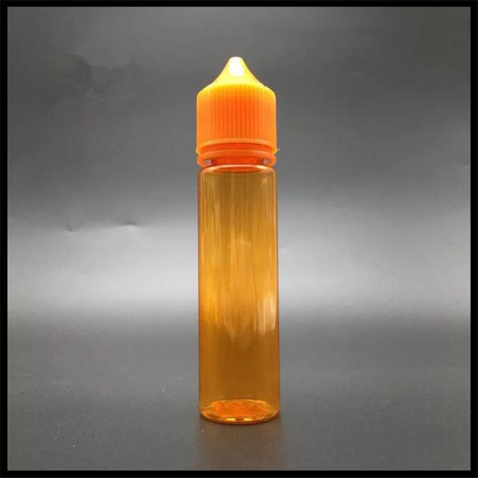 ぽっちゃりしたユニコーン60mlのプラスチック点滴器の濃緑色/オレンジ色の蒸気液体容器